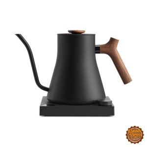 Fellow Stagg EKG Pro Electric Gooseneck Kettle, 0.9 L, Matte Black with Walnut Handle