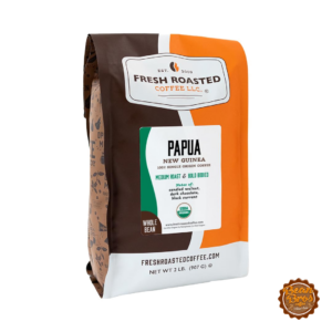 Fresh Roasted Coffee Papua New Guinea, Whole Bean, Medium Roast, 2 lb Bag