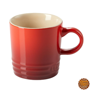 Le Creuset Stoneware London Mugs, Set of 6, 12 oz each, Cerise